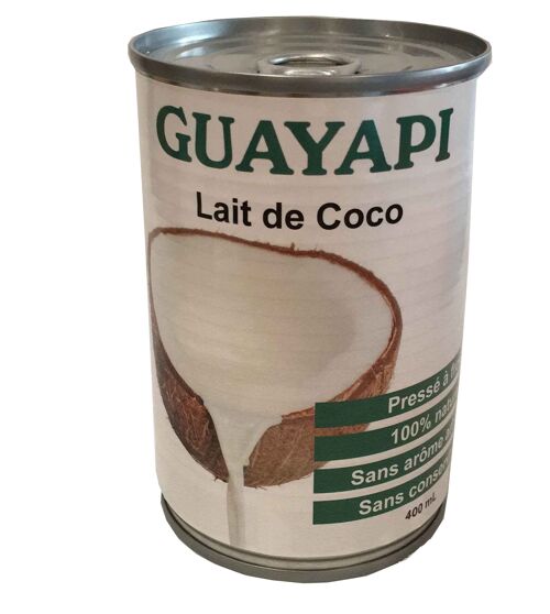 Lait de Coco bio (SRI LANKA) - Boite de 400 ml - Protéines Végétales