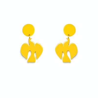 Yellow COLOMBINE earrings