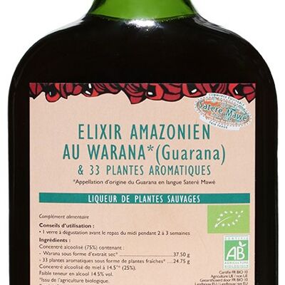 ELISIR CON WARANA
 (34 piante aromatiche,
 bevanda alcolica)