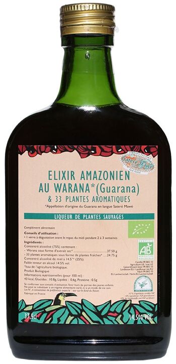 ELIXIR AU WARANA 
 (34 plantes aromatiques, 
 boisson alcoolisée) 1