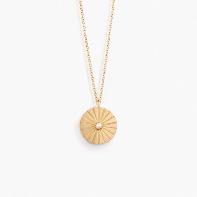 Pearl Sundial Necklace