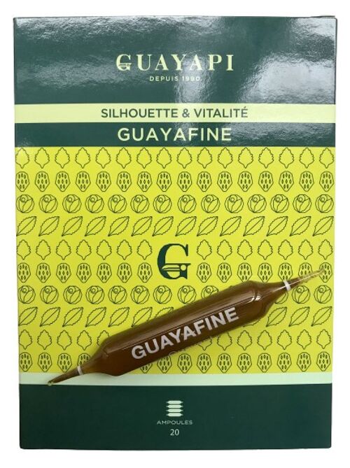 GUAYAFINE (Association de Warana, thé vert, café vert) - 20 Ampoules de 5 ml