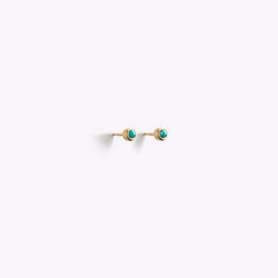 December Birthstone Stud Earrings