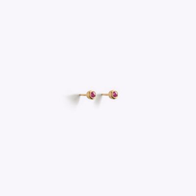 July Birthstone Stud Earrings