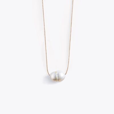 Pearl Fine Cord Necklace