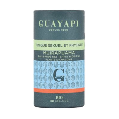 MUIRAPUAMA BIO - 80 Capsules of 320 mg - (Bois Bandé des Terres d'Origine) Physical and sexual tonic