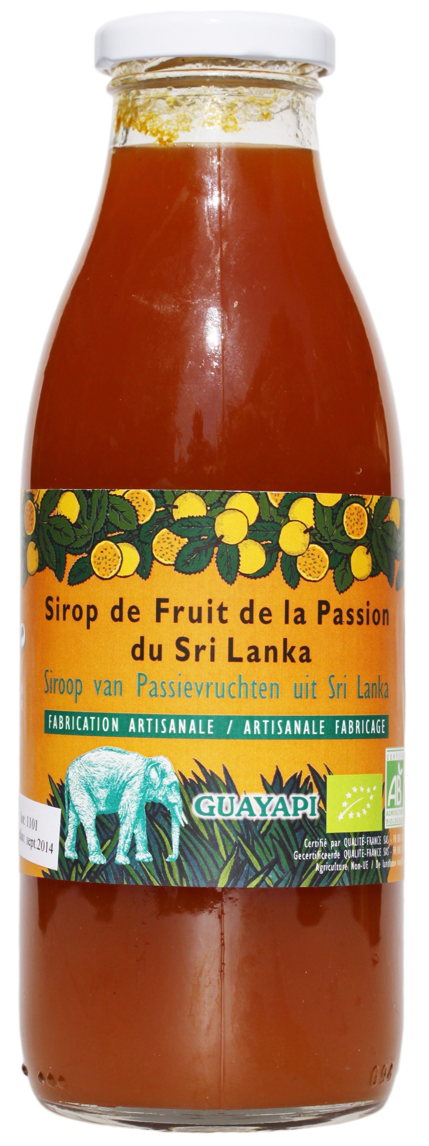 Achat Sirop De Fruit De La Passion Bio En Gros