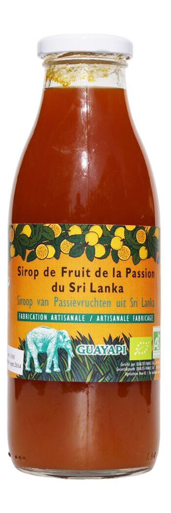 Sirop de fruit de la passion bio 2