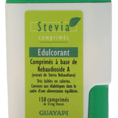TABLETAS DE STEVIA - 150 tabletas
(Extracto de stevia blanca)