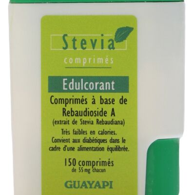 STEVIA EN COMPRIMÉS - 150 comprimés
(Extrait de stévia blanche)