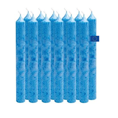 Vela de estearina orgánica azul cielo en caja
