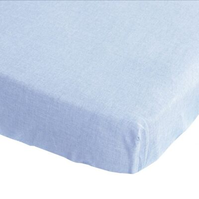 Hoeslaken 90x200 Bo blau