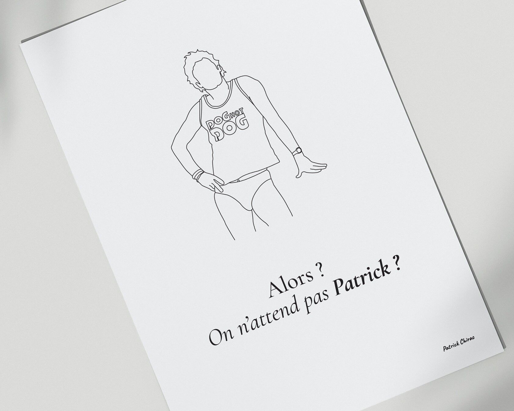 Afiche Camping - "Patrick"