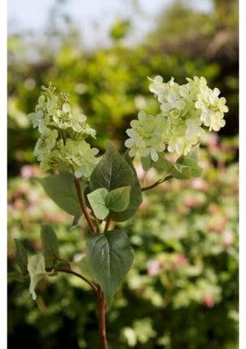 Faux Green Double Headed  Lilac Stems