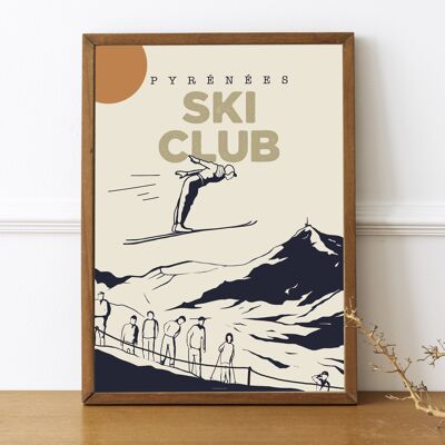 Plakat des Skiclubs
