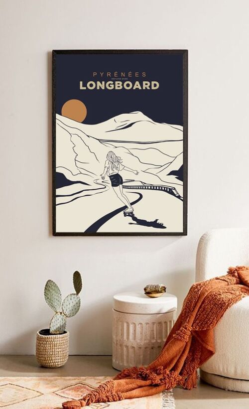 Affiche Longboard