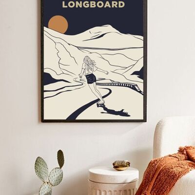 Poster longboard