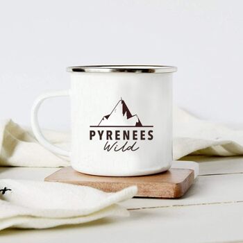 Mug Emaillé "Pyrénées Wild" 1