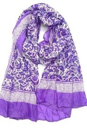 foulard fin xt-43 violet 1