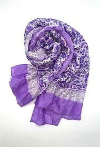 foulard fin xt-43 violet 3