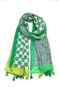 thin scarf xt-35 green
