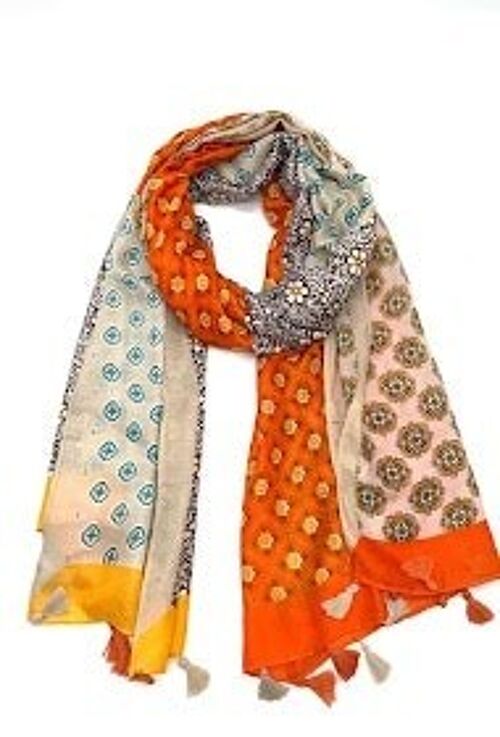 foulard fin xt-35 orange