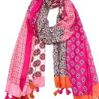 foulard fin xt-35 rose