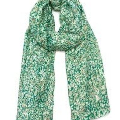 thin scarf xt-24 green