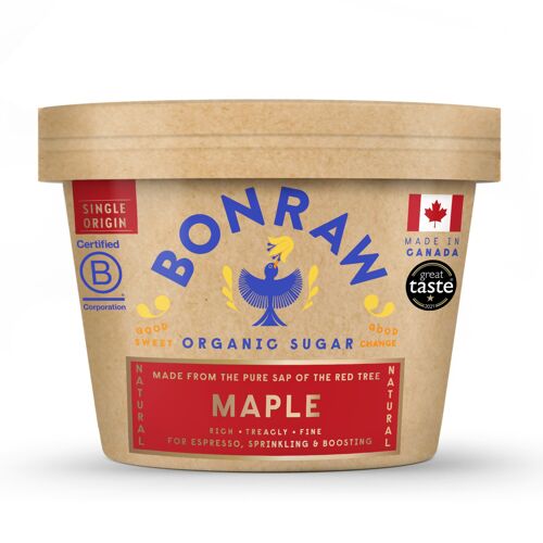 Organic Fine Maple Sugar 125g | BONRAW