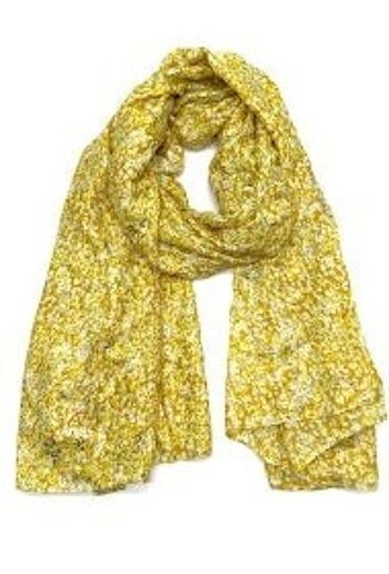 foulard fin xt-24 jaune 1