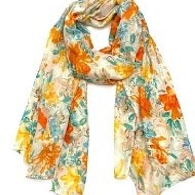 thin scarf xt-54 beige