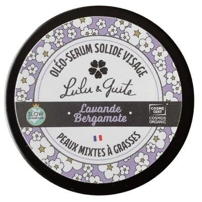Solides Oleo-Serum Lavendel-Bergamotte Gesicht (Mischhaut bis fettige Haut)