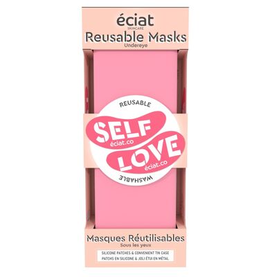 "SELF LOVE" reusable eye masks