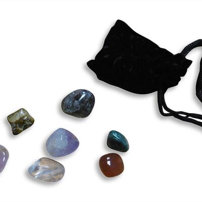 Set aus 7 Chakra-Steinen