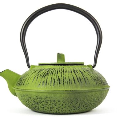 Green cast iron Tipotto teapot 1l