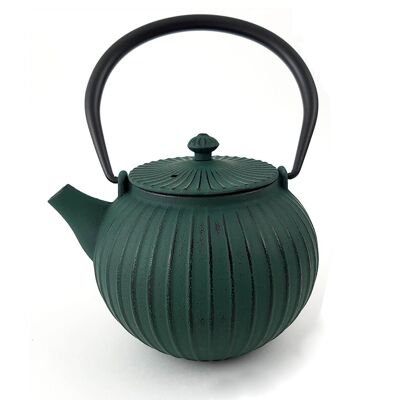 Emerald Green Zenia Cast Iron Teapot