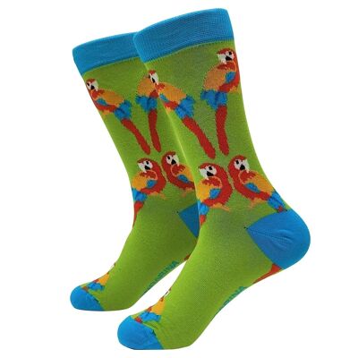 Macaw Socks - Tangerine Socks