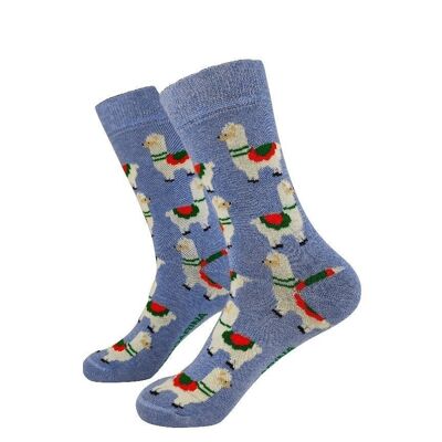 Llama Socks - Tangerine Socks