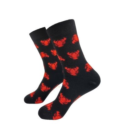 Lobster Socks - Tangerine Socks