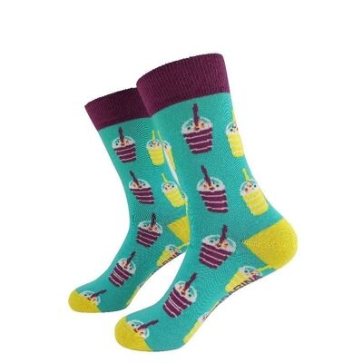 Milk Shake Socks - Tangerine Socks