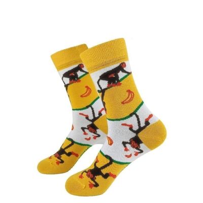 Monkey Socks - Tangerine Socks