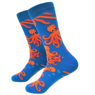 Octopus Socks - Tangerine Socks