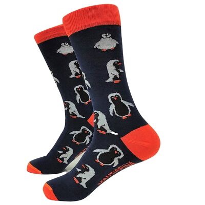 Pinguin-Socken - Tangerine-Socken