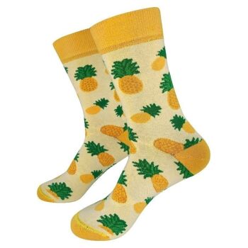 Chaussettes Ananas - Chaussettes Mandarine