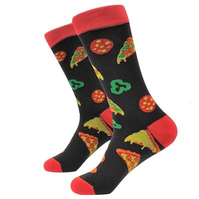 Pizza Socks - Tangerine Socks