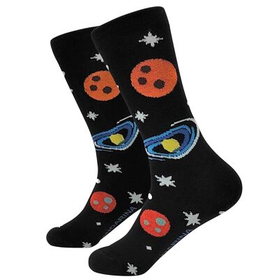 Planets Socks - Tangerine Socks