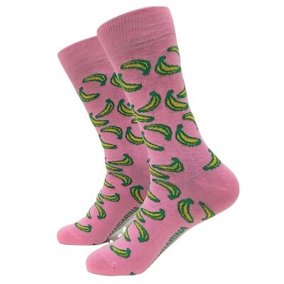 Banana Pink Socks - Tangerine Socks