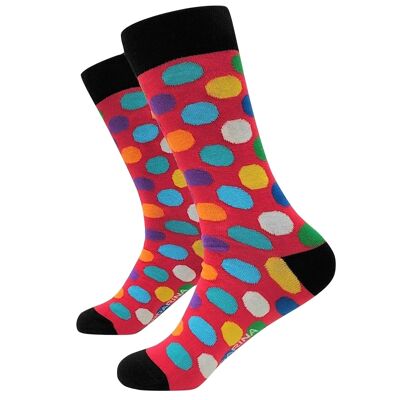 Chaussettes Clown Pois - Tangerine Chaussettes