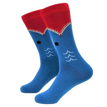 Chaussettes Shark - Chaussettes Tangerine