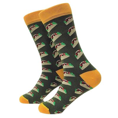 Tacos Socks - Tangerine Socks